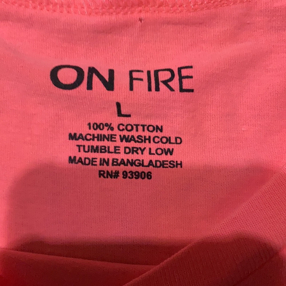 One Fire Neon Top - Picture 2 of 3